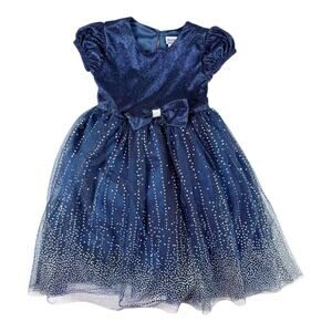 Blueberi Boulevard Sparkle Blue Tulle Party Dress size 5
